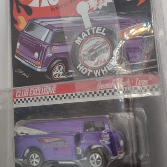 Hot Wheels RED LINE 2006 BEACH BOMB TOO PURPLE UNCOMMON CLUB EXCLUSIVE - Picture 11 of 11